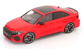 アウディ モデルカー Amazon | MCG 1/18 アウディ RS3 8Y セダン 2022 レッド RS3